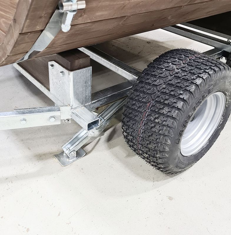 Badstue - Glød på tilhenger - Eldsmedjan