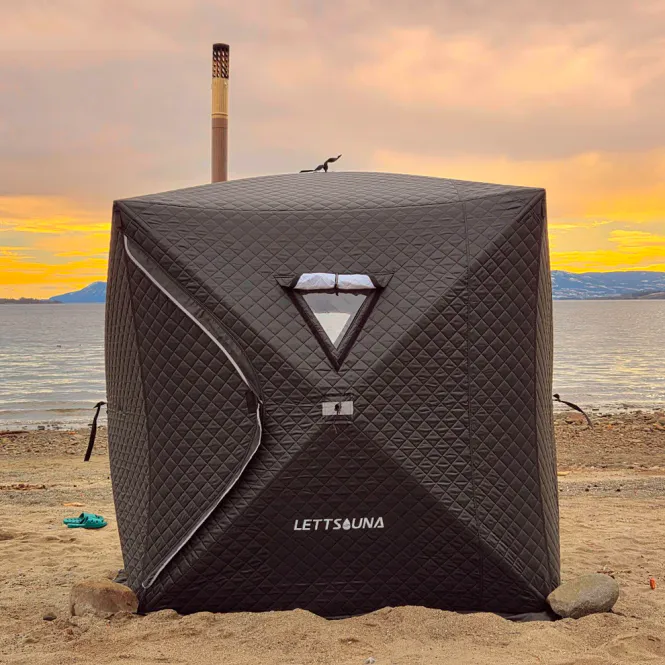 Hovedbilde Badstutelt Svalerød. ink. Vedovn, badstustein og ...