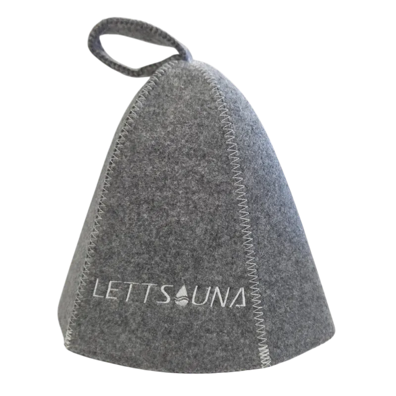 Badstuhatt i ull Lettsauna