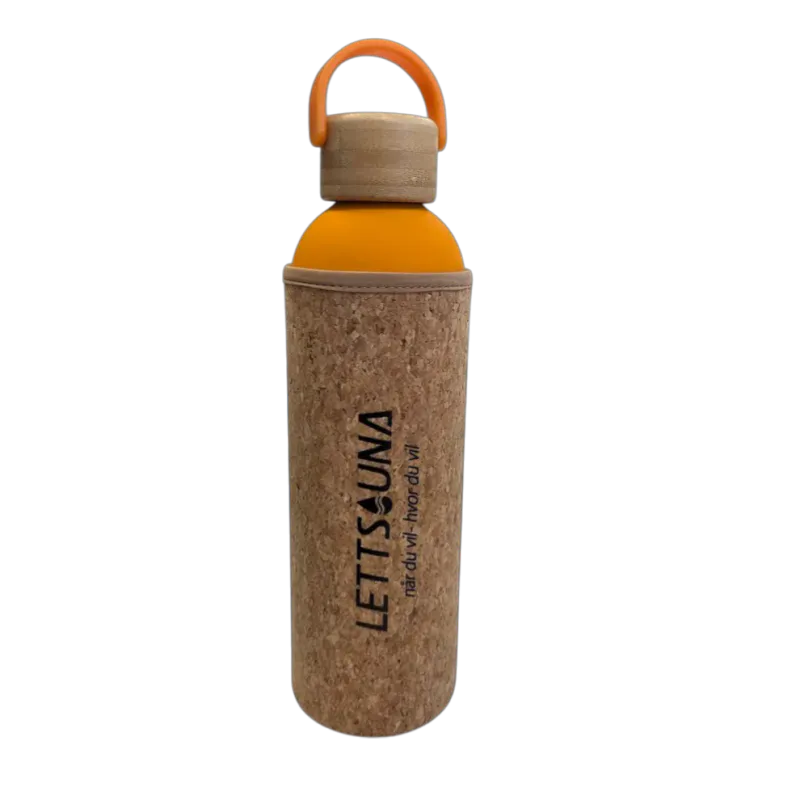 Saunaflaske m/ korkhylse Lettsauna